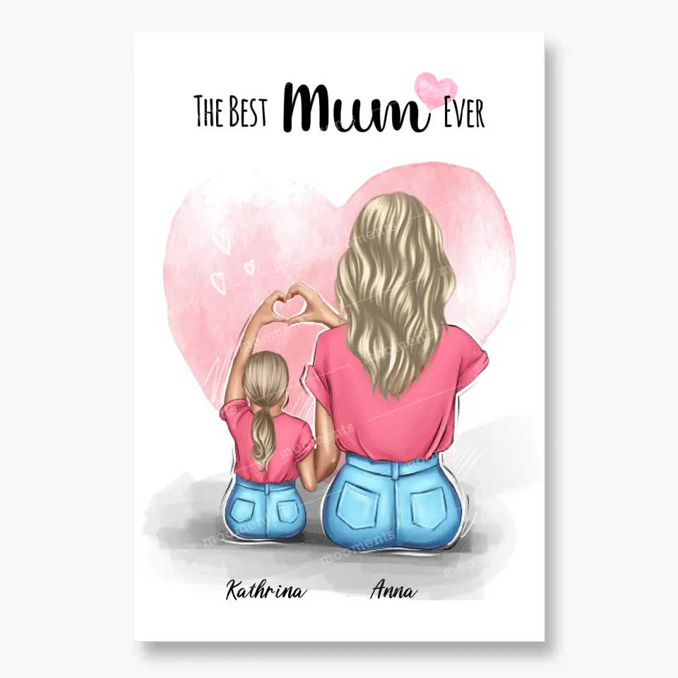 Die beste Mutter aller Zeiten - Alu-Dibond