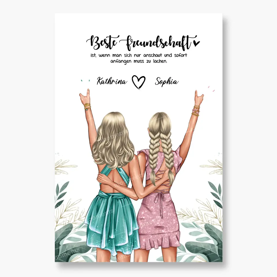 Geschenk Party Prinzessin V2 - Alu-Dibond