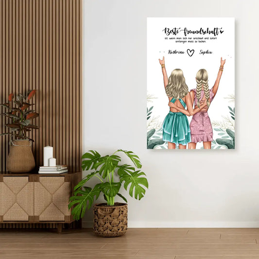 Geschenk Party Prinzessin V2 - Leinwand