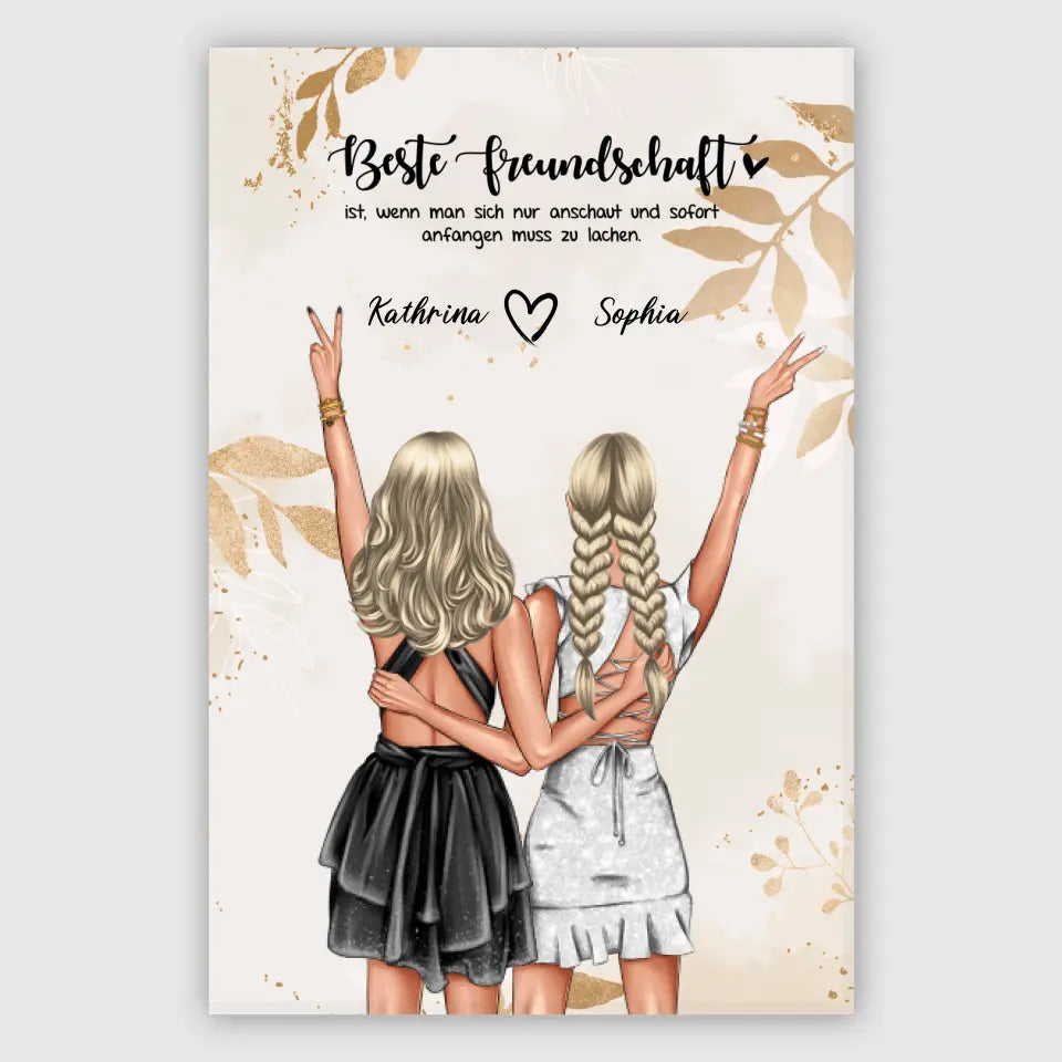 Geschenk Party Prinzessin - Leinwand