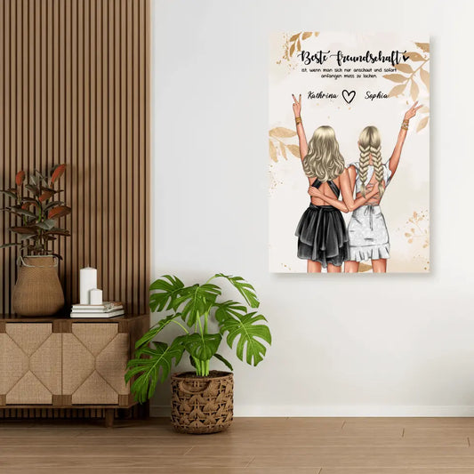 Geschenk Party Prinzessin - Leinwand