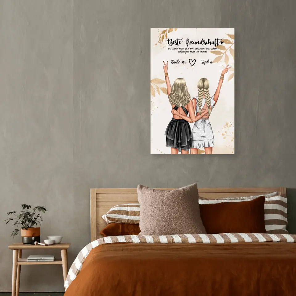 Geschenk Party Prinzessin - Leinwand