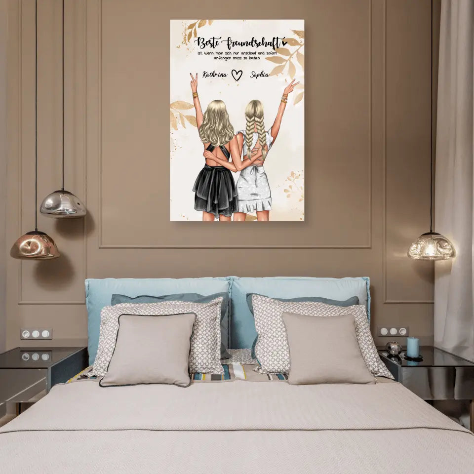 Geschenk Party Prinzessin - Leinwand