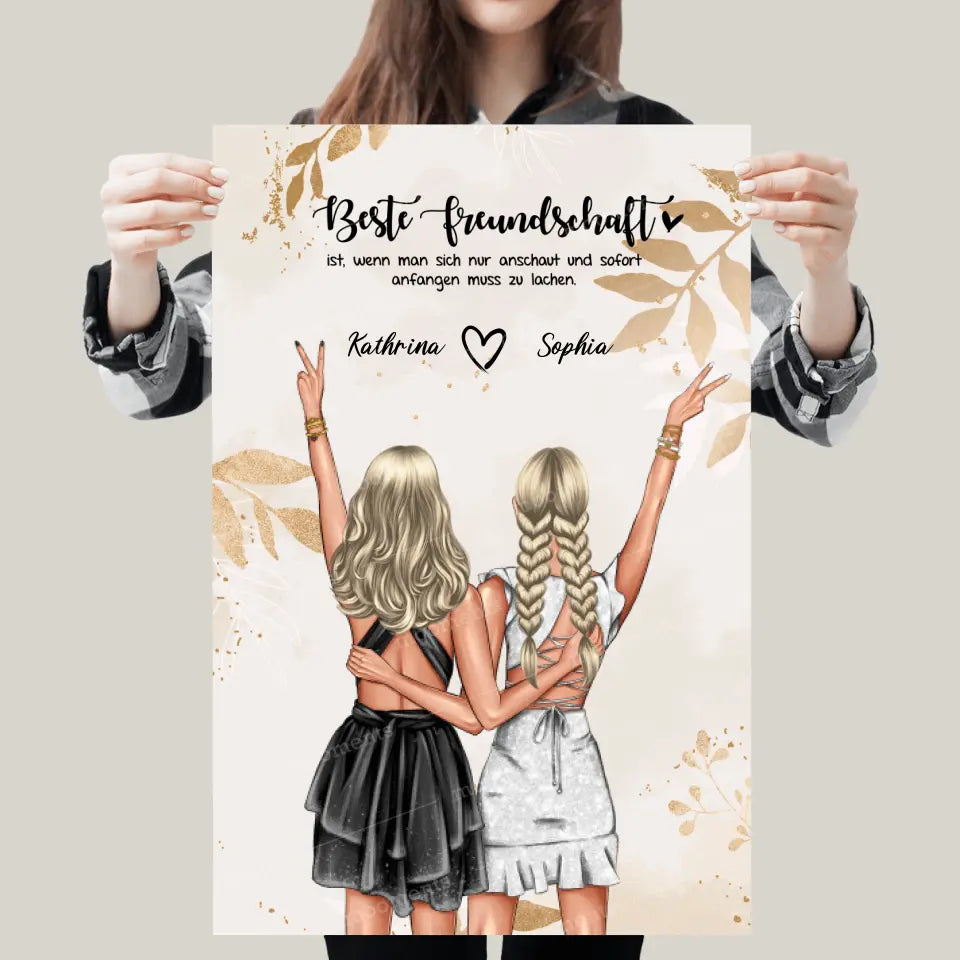 Geschenk Party Prinzessin - Leinwand