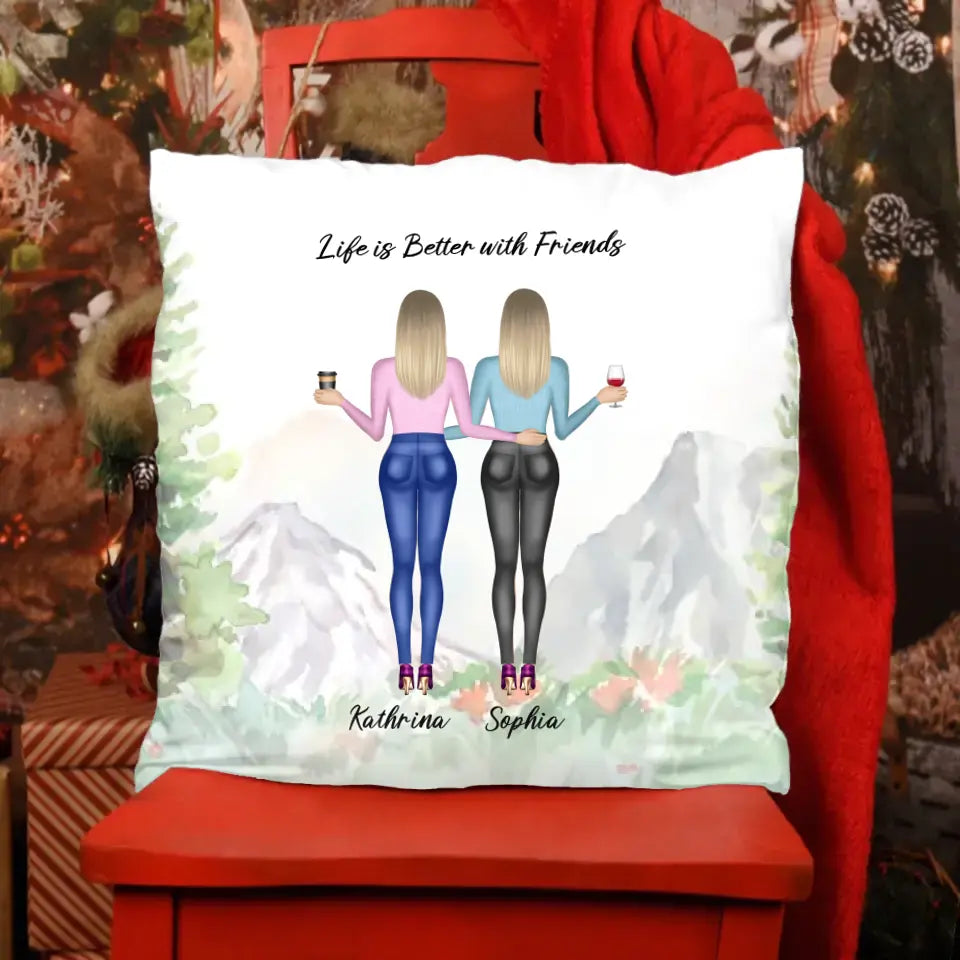 Geschenk für die beste Freundin - Pillow