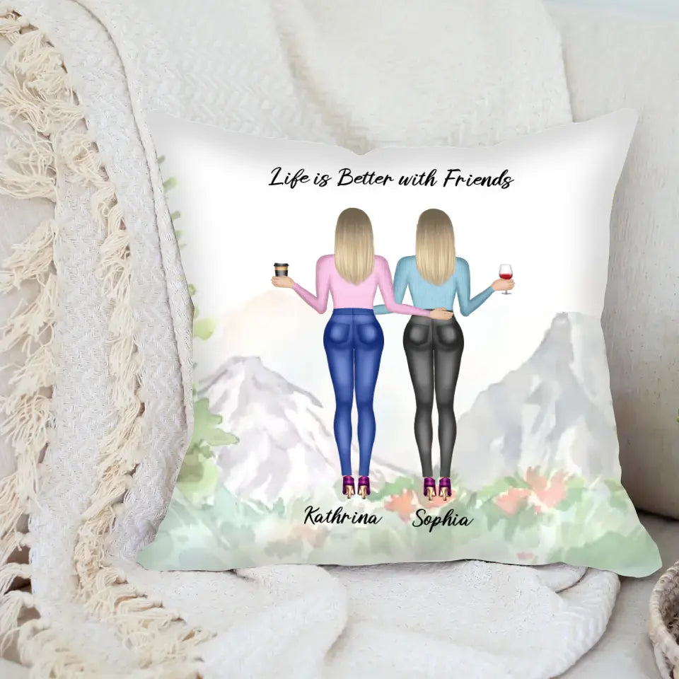 Geschenk für die beste Freundin - Pillow