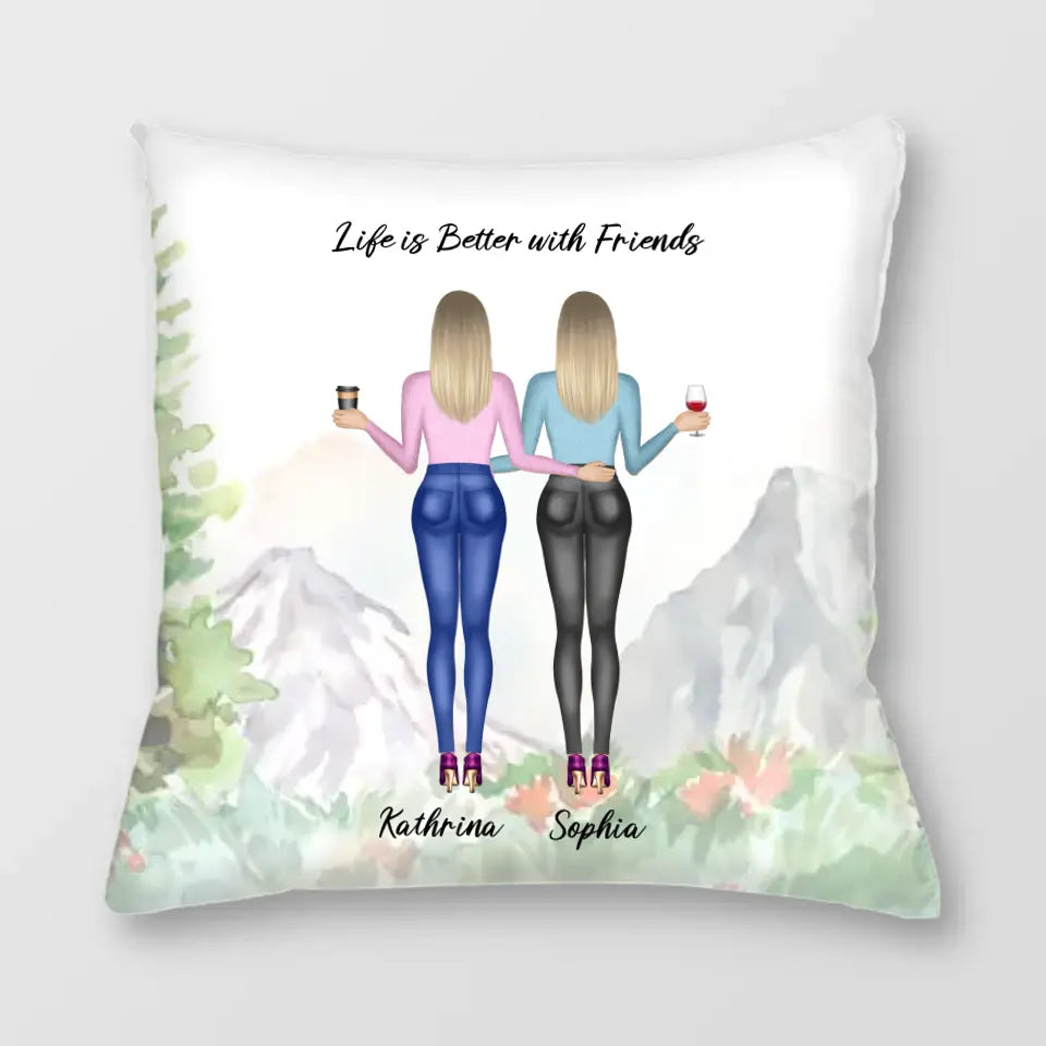 Geschenk für die beste Freundin - Pillow