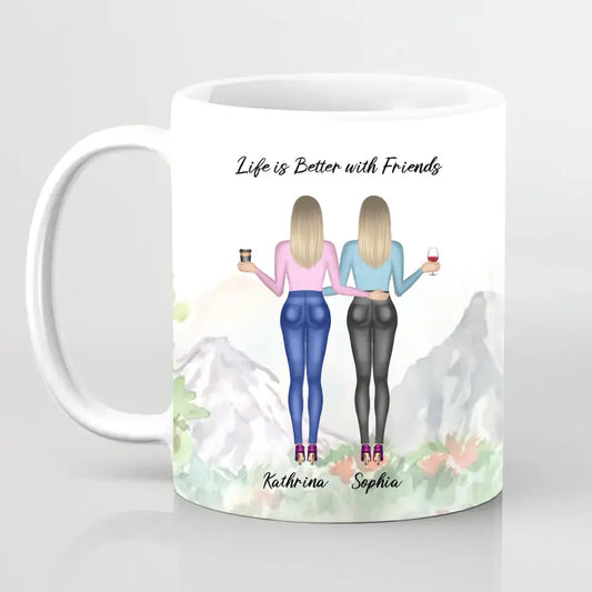 Geschenk für die beste Freundin - Tassen