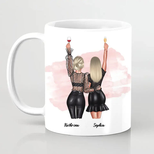 Best Friends - Personalisierte Tasse