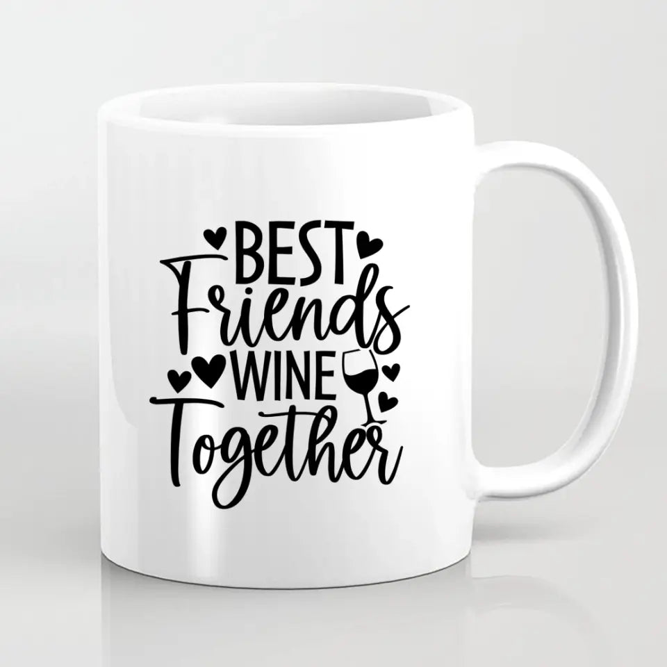 3 Freundinnen - individuelles Geschenk - Herz Tassen