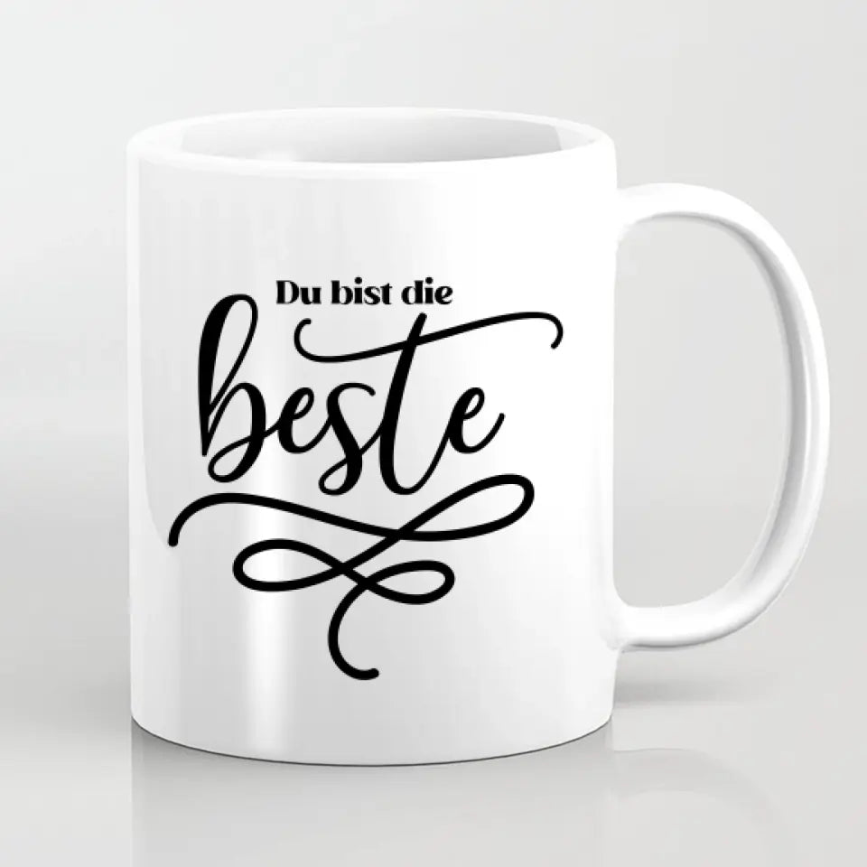 2 Freundinnen - Personalisiertes Geburtstagsgeschenk - Tassen