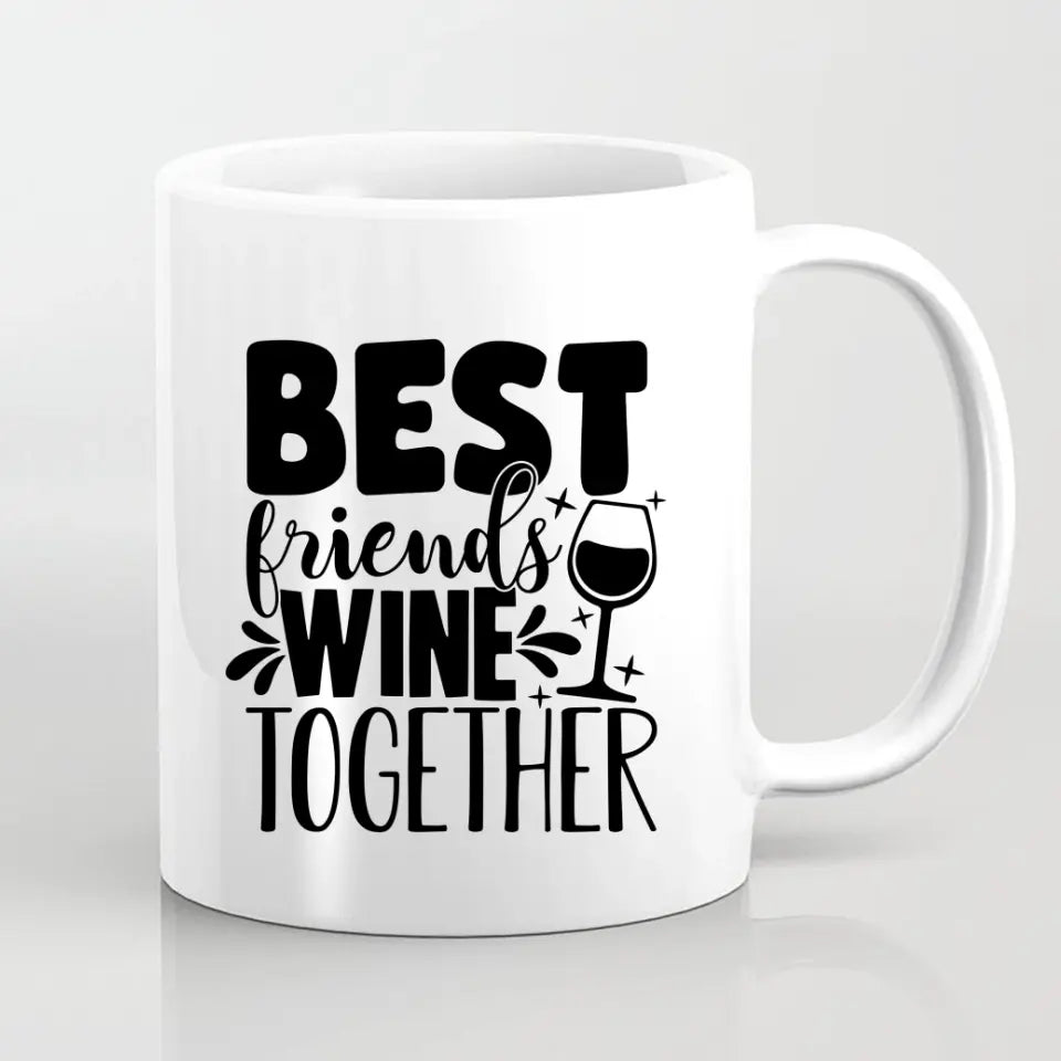 Geschenk für die beste Freundin Floral - Herz Tassen