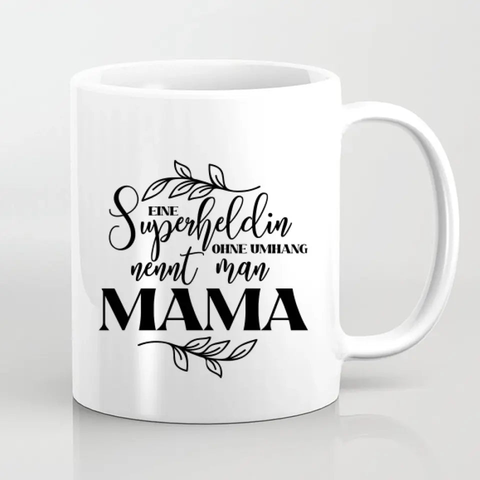 Personalisiertes Geschenk für Mama Floral - Tassen
