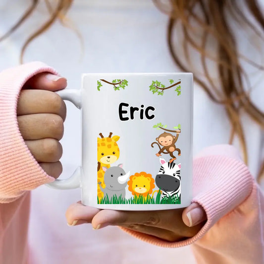 Personalisierte Positive Affirmationen für Kinde - Herz Tassen