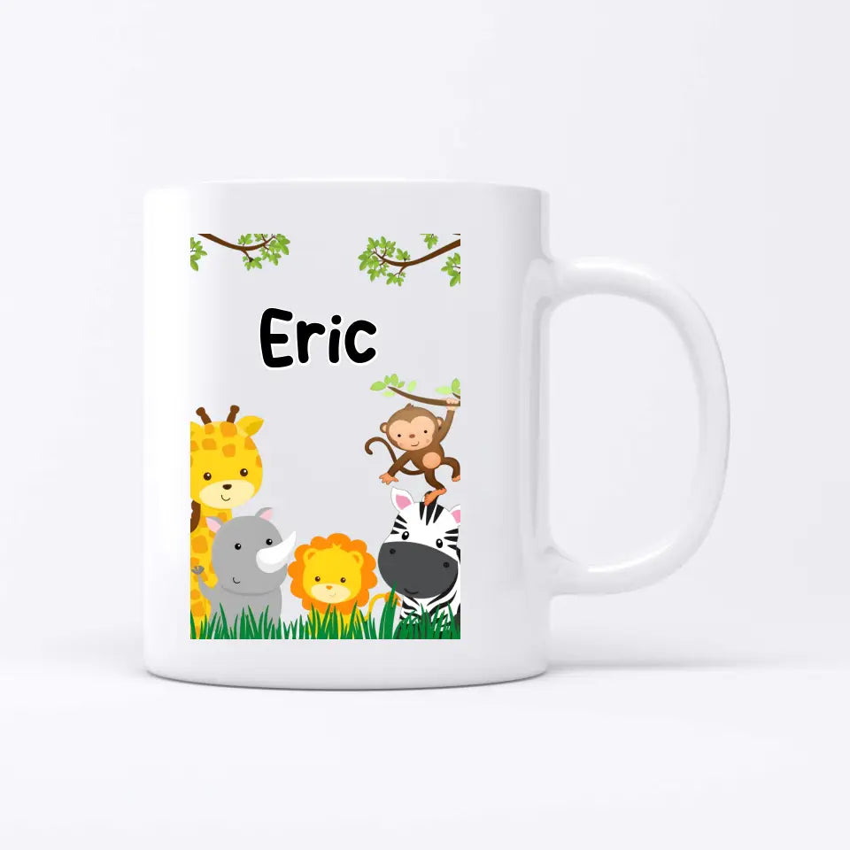 Personalisierte Positive Affirmationen für Kinde - Herz Tassen