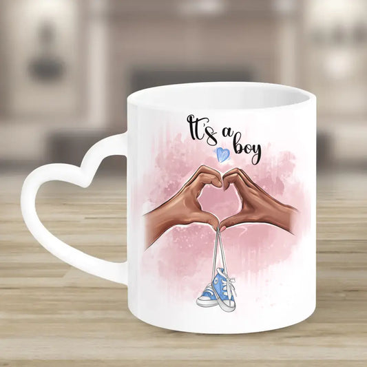 Es ist ein Junge - Herz Tassen