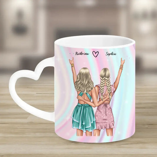 Geschenk Party Prinzessin - Herz Tassen