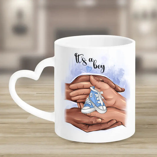 Es ist ein Junge - Herz Tassen