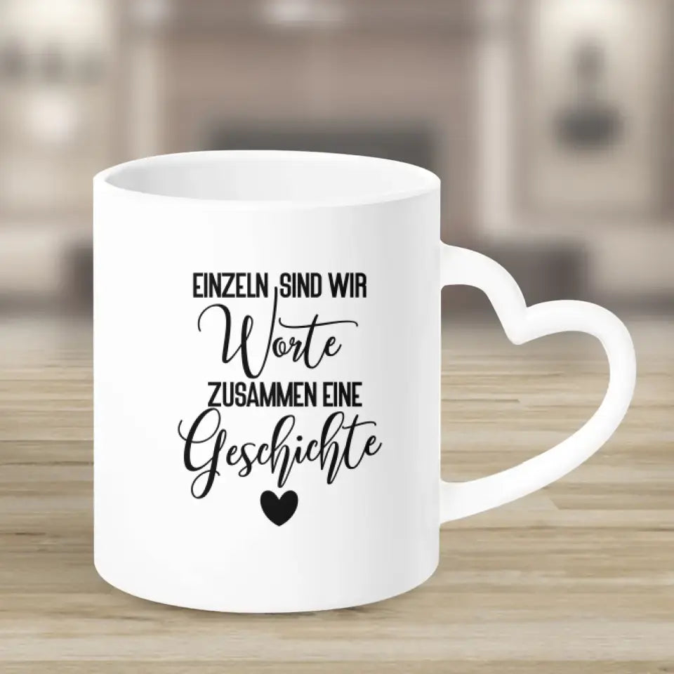 Es ist ein Junge - Herz Tassen