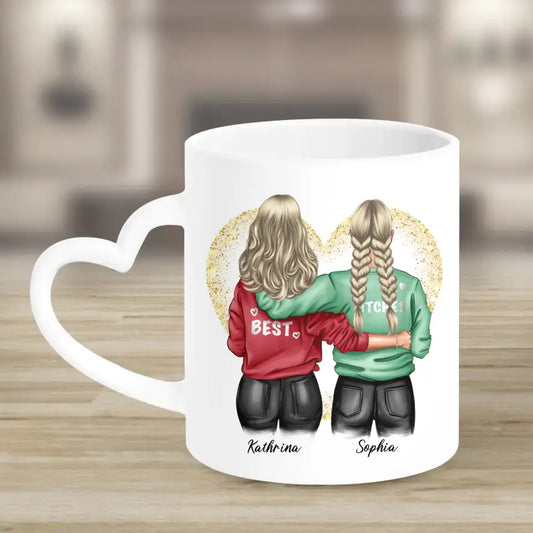 Spezial Freundinnen Geschenk - Herz Tassen
