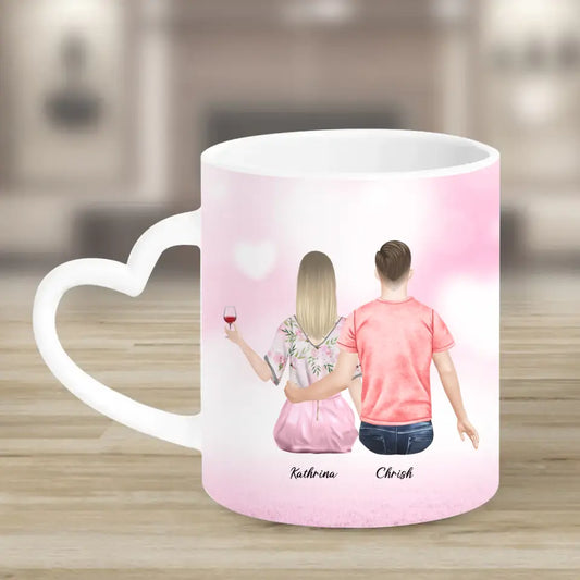 Geschenk für Pärchen - Herz Tassen