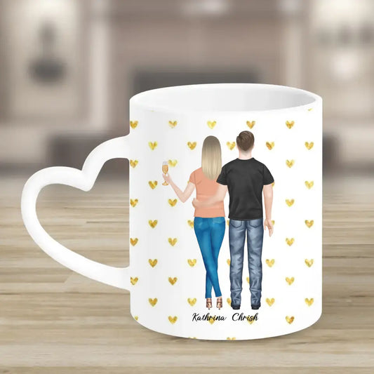 Geschenk für Pärchen - Herz Tassen