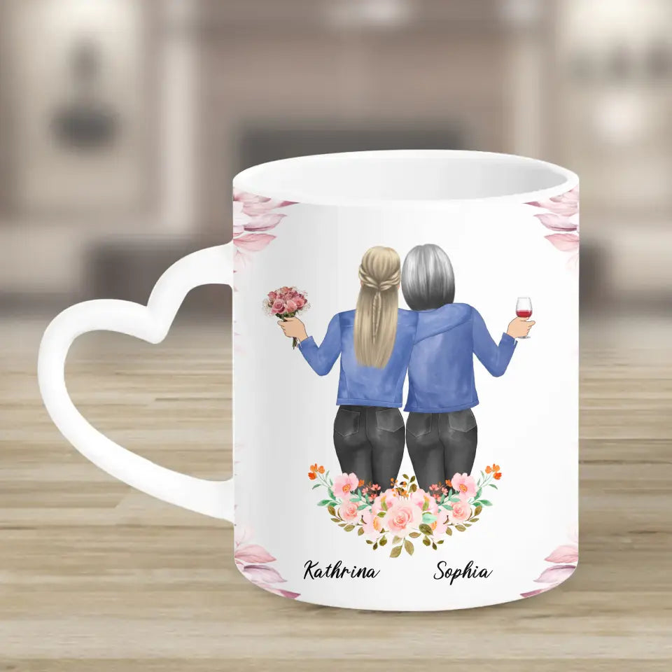 Personalisiertes Geschenk für Mama Floral - Tassen