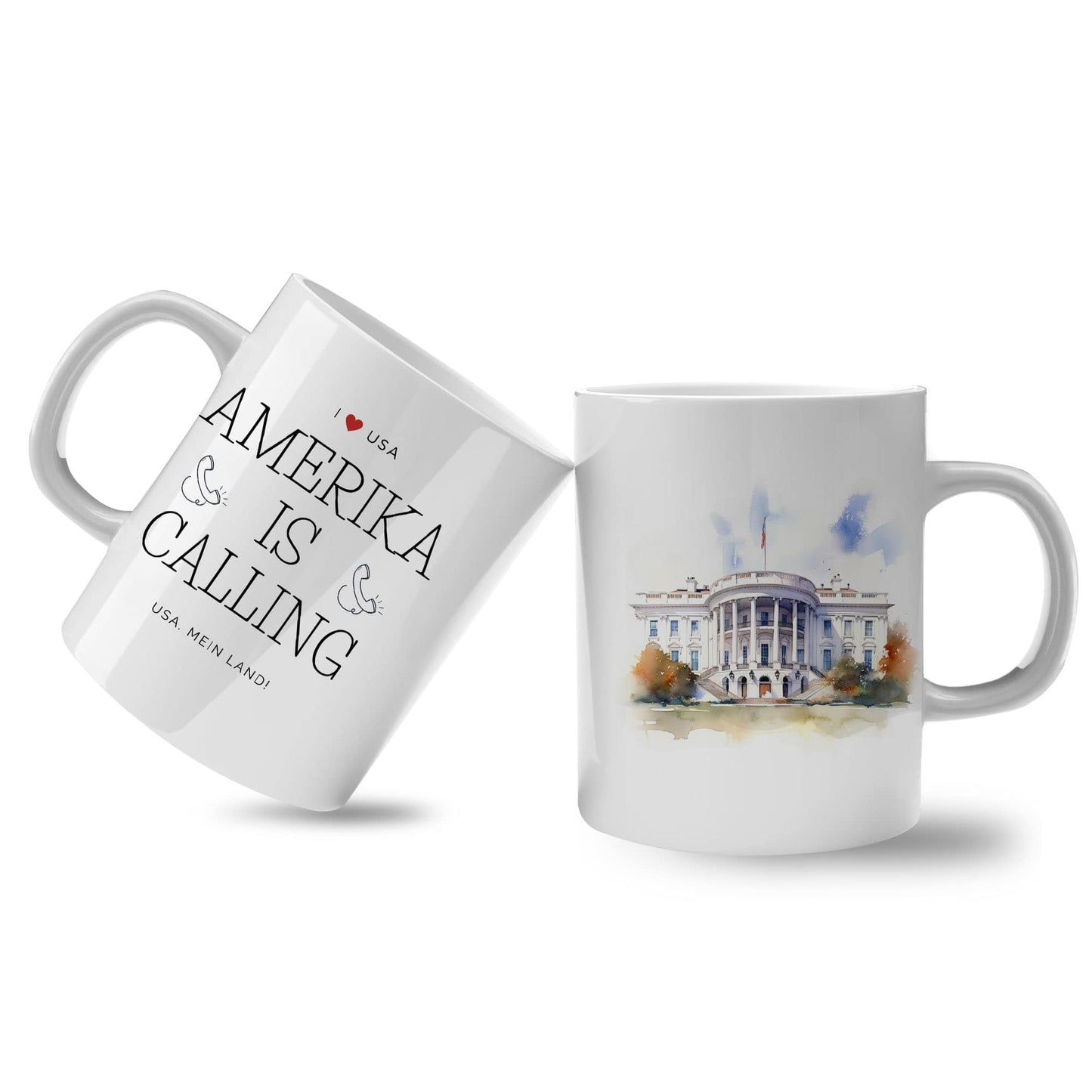 Spruchtasse - Amerika is calling lV