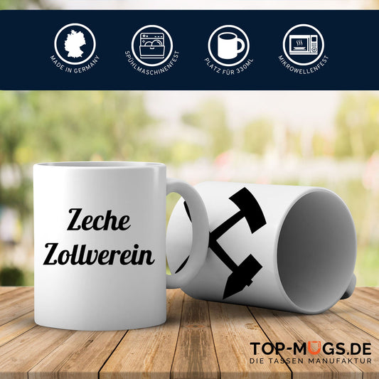 Spruchtasse - Ruhrpott Zeche Zollverein