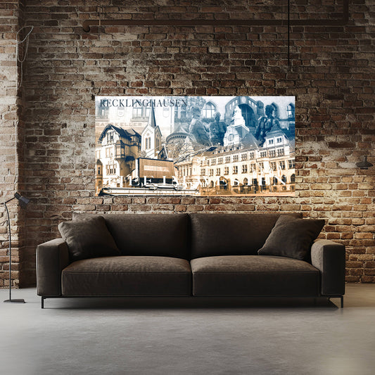 Einzigartiges Wandbild Recklinghausen Collage III