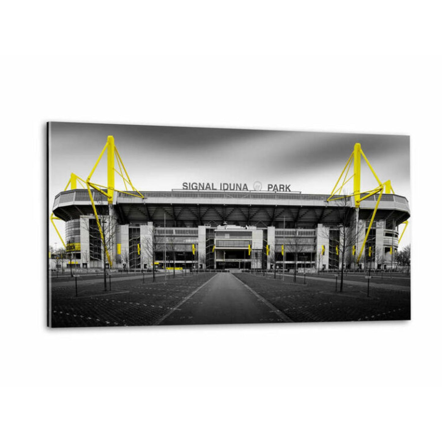 Einzigartiges Wandbild Stadion Dortmund