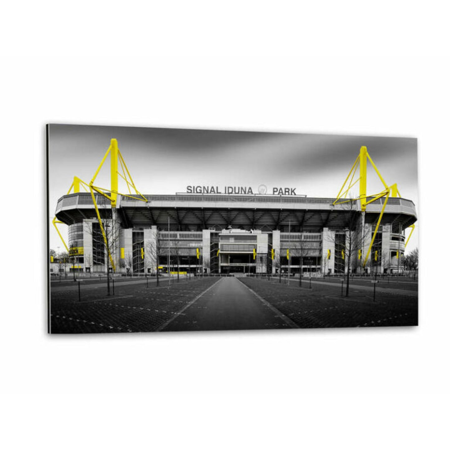 Einzigartiges Wandbild Stadion Dortmund