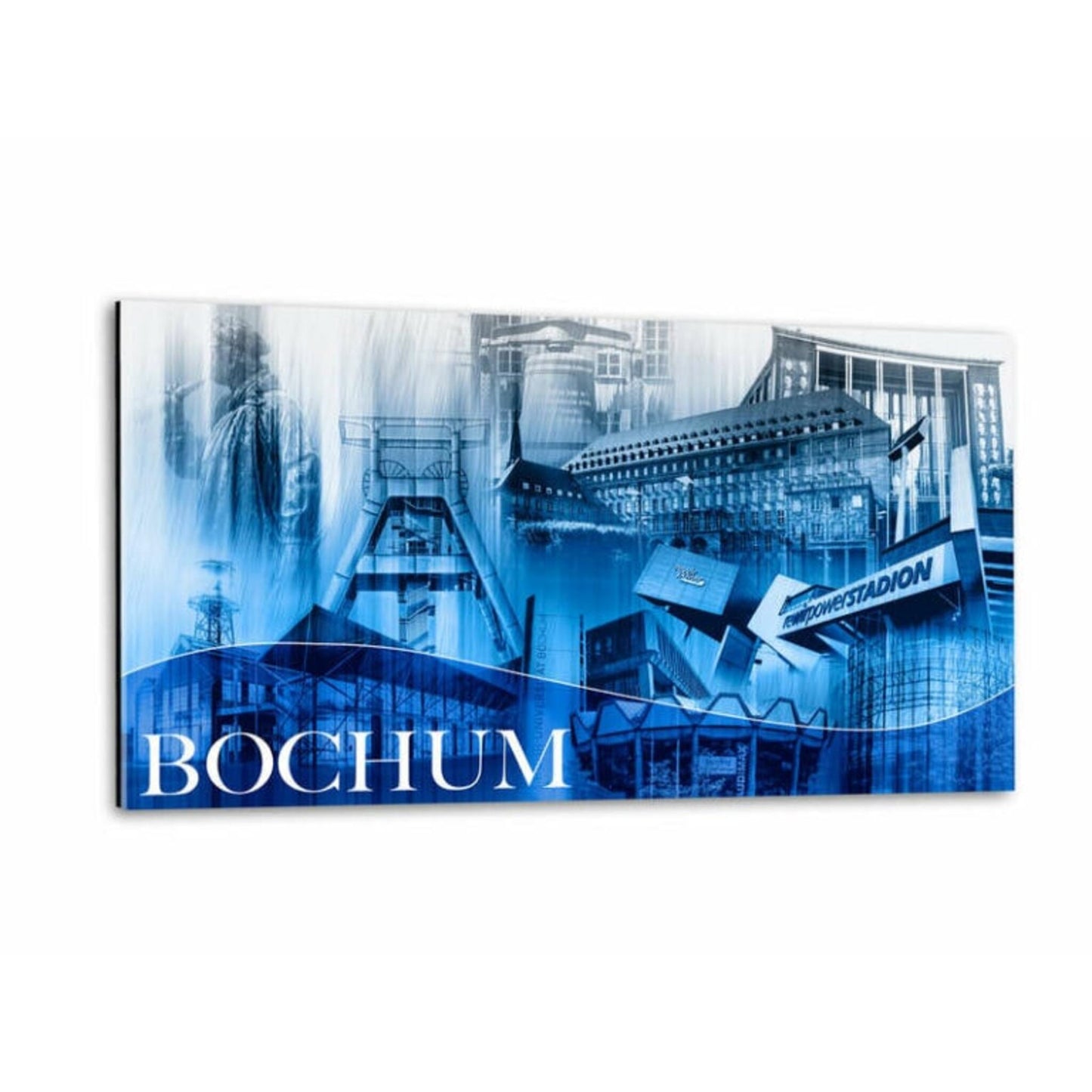 Einzigartiges Wandbild Bochum Collage VII