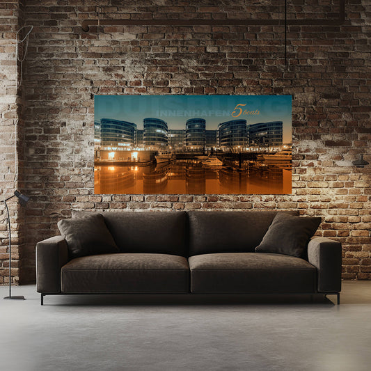Einzigartiges Wandbild Innenhafen Duisburg
