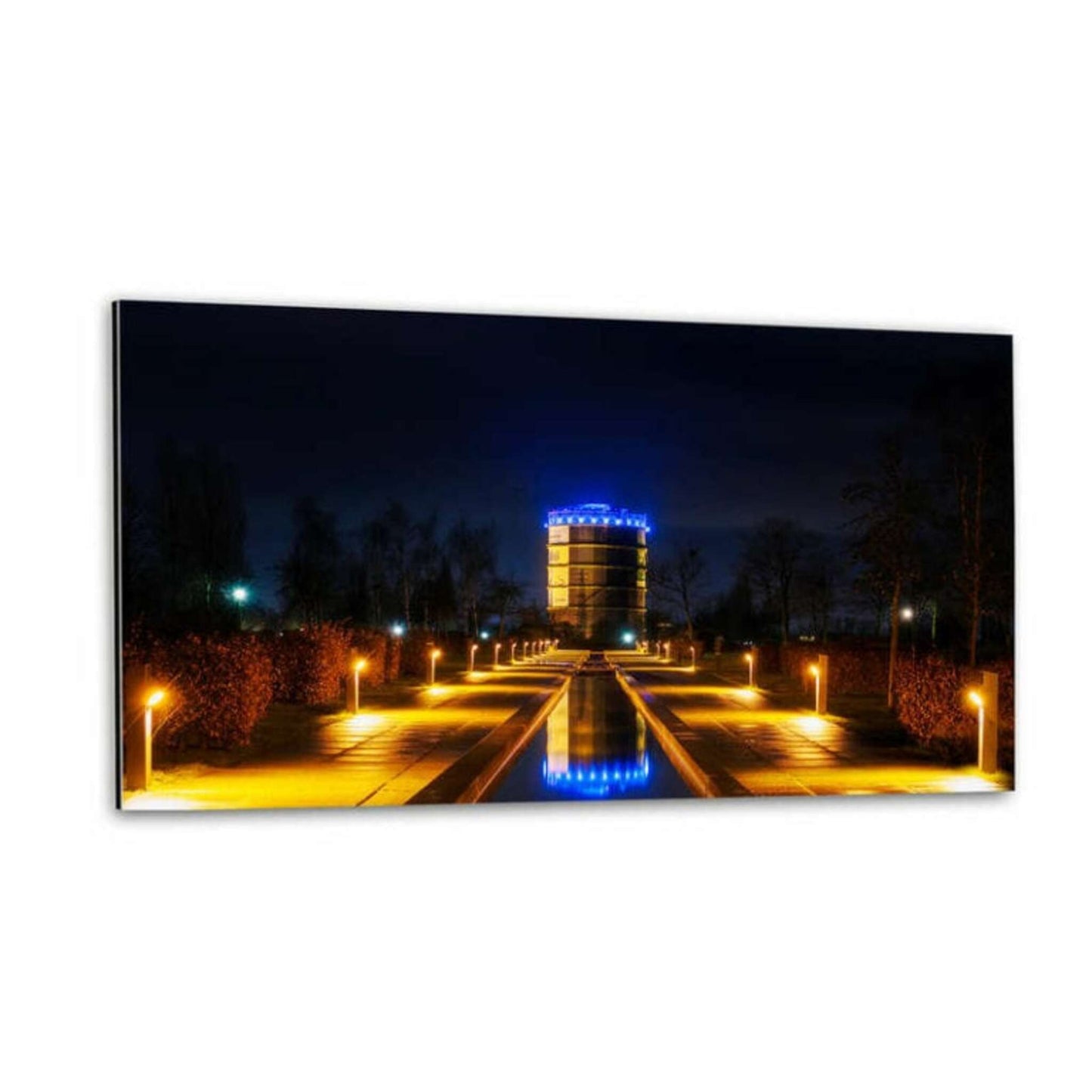 Einzigartiges Wandbild Gasometer