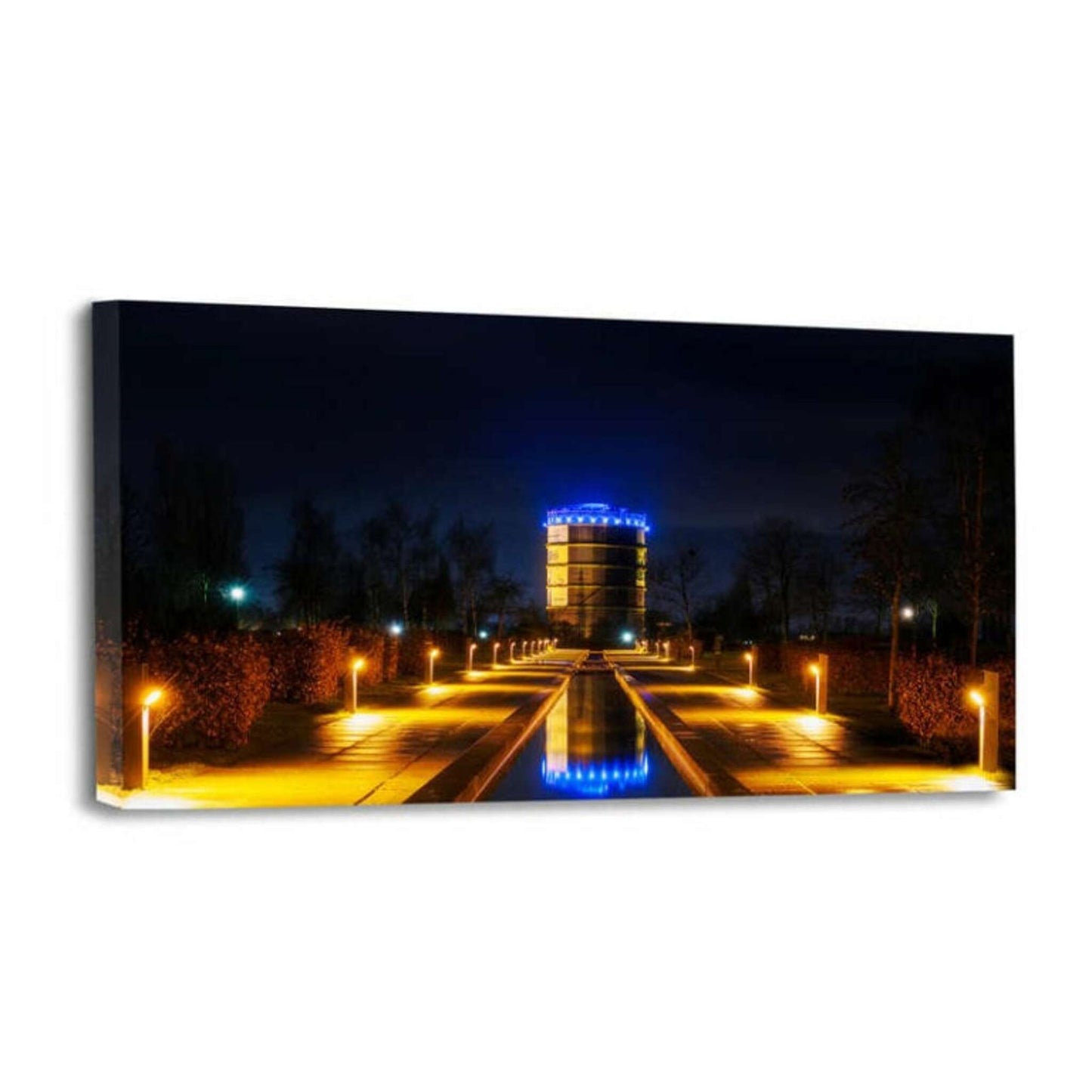 Einzigartiges Wandbild Gasometer