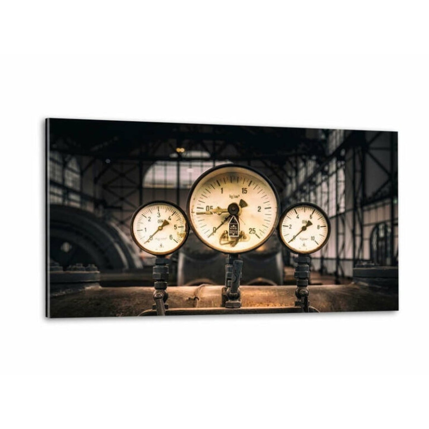 Einzigartiges Wandbild Maschinenhalle Zollern