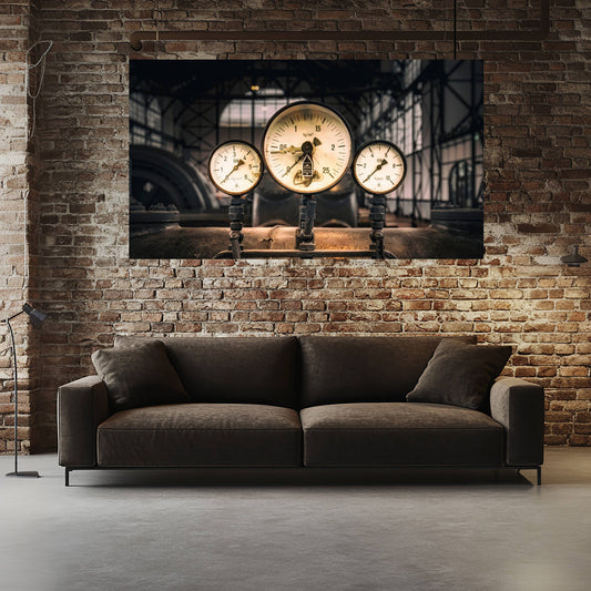 Einzigartiges Wandbild Maschinenhalle Zollern