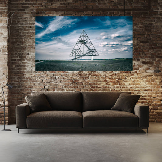 Einzigartiges Wandbild Tetraeder