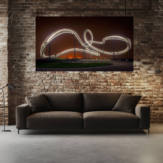 Einzigartiges Wandbild Tiger and Turtle I