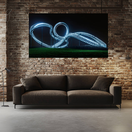 Einzigartiges Wandbild Tiger and Turtle II