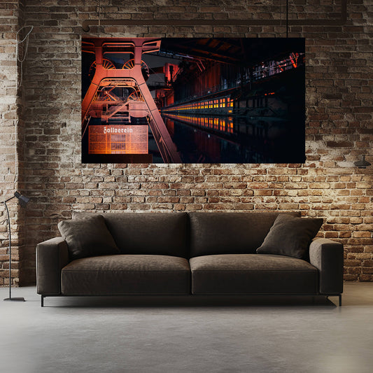 Einzigartiges Wandbild Zollverein Collage