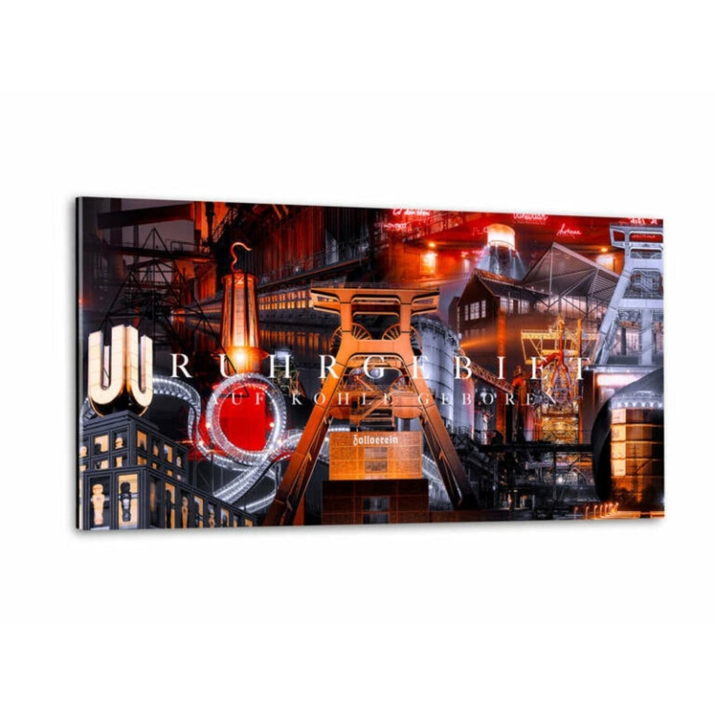 Einzigartiges Wandbild "Collage Aurora"
