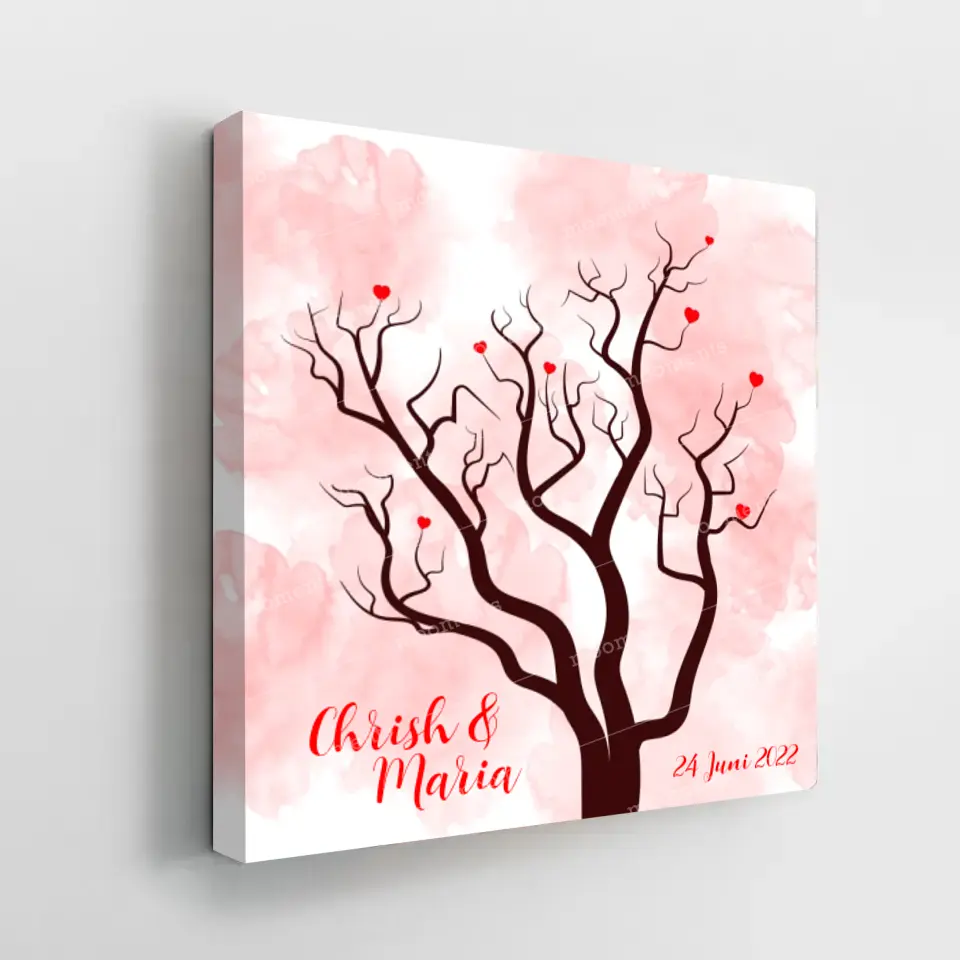 Heart Tree 12 - Canvas