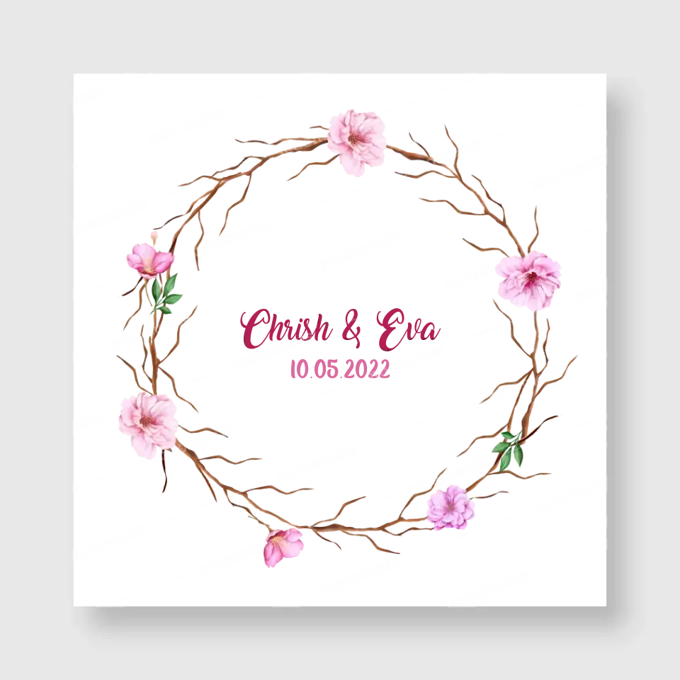 Blossom Wreath 11 - Poster