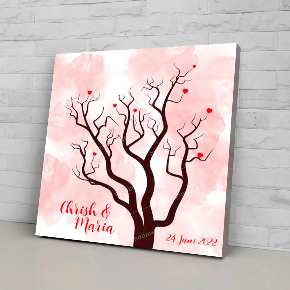 Heart Tree 12 - Canvas