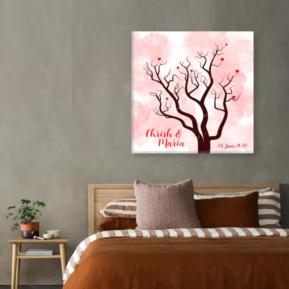 Heart Tree 12 - Canvas