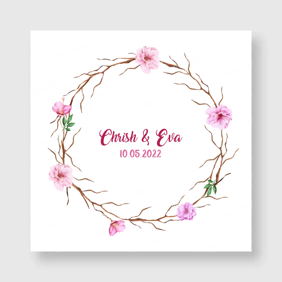 Blossom Wreath 11 - Poster