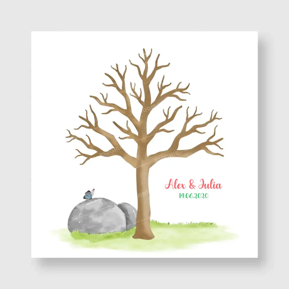Tree Fingerprint 5 - Poster