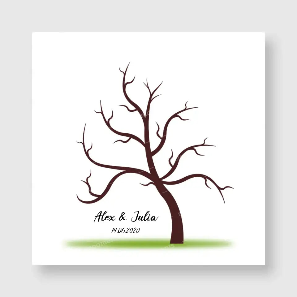 Tree Fingerprint 4 - Poster